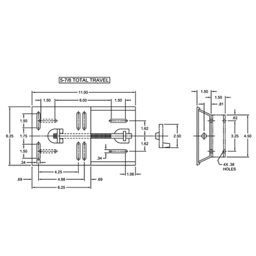 Lovejoy48/56LB MOTOR BASE